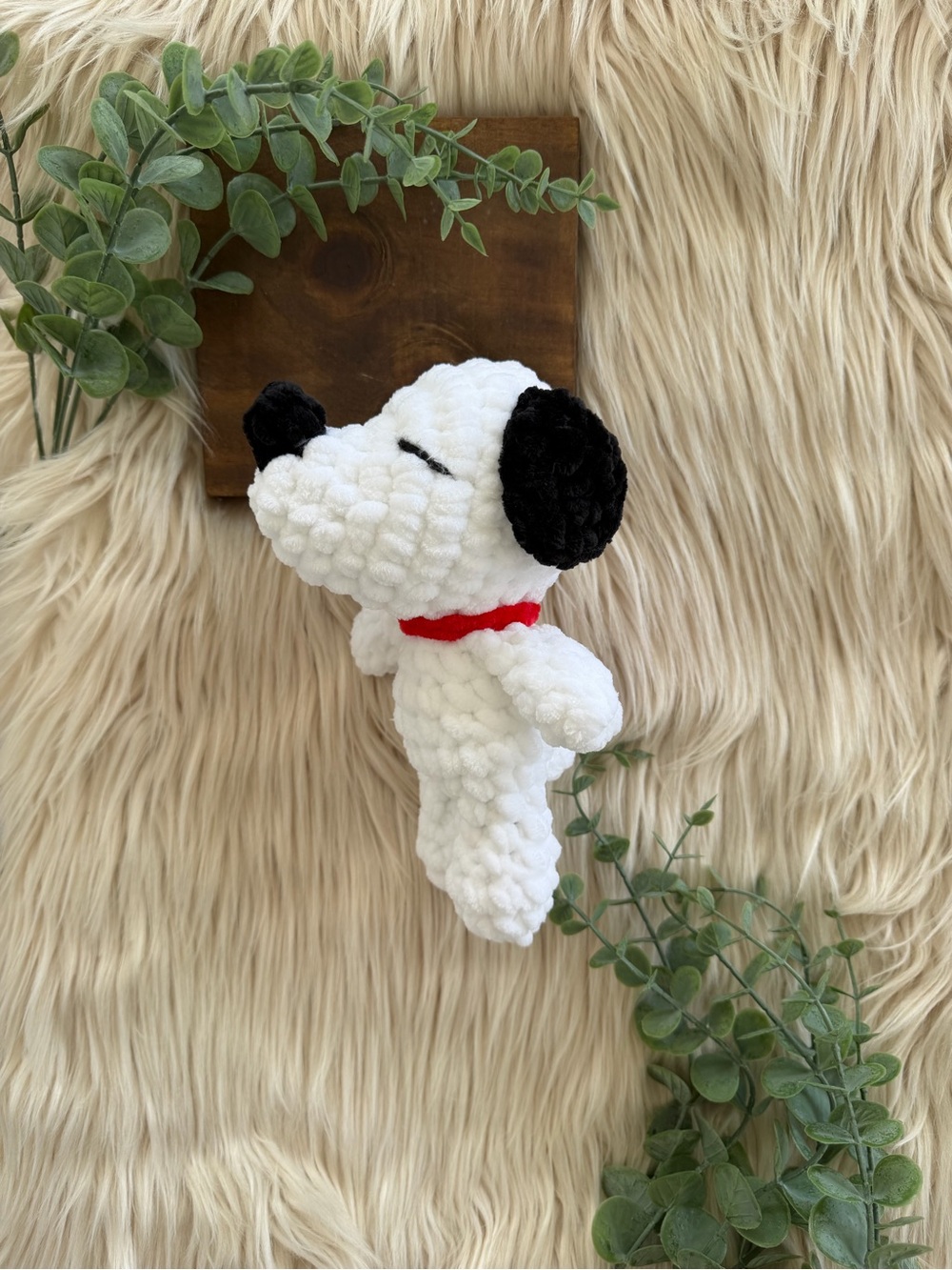 Snnopy Plush White & Black